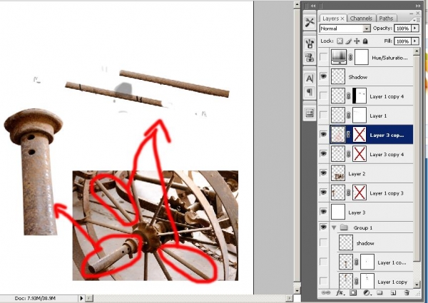 Creation of Electric Pole : Step 1